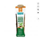 4pk of 24e Back to the Roots 2.4' Pots AZ27