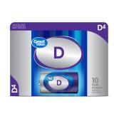 Great Value Alkaline D Batteries, 4 Count AZ19