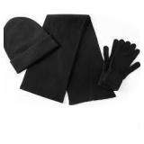 1SFM Black Apevan Winter Hat/Gloves A97