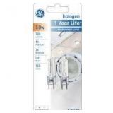 GE Halogen 50W T4 Bulb 2pk G8 Base A62