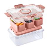 CWC Snack Box Food Storage Container Pink AZ3