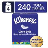 2X Kleenex Ultra Soft Facial Tissues 4ct 60 AZ31