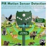 Solar Power Ultrasonic Pest Repeller A117D