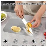 2X/BID 9x13.5In Titanium Cutting Board A41