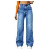 Sz 8 Womens Straight Leg Jeans AZ2