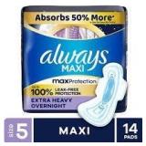 AS IS Always Maxi 14pk Sz 5 A43
