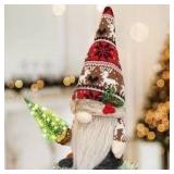 Gnome Light Up Christmas Tree Topper AZ2