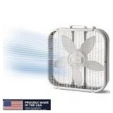20' White Lasko 3-Speed Box Fan B103