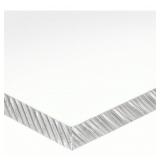 AS IS! 4'x4' Colorless Acrylic Sheet C30