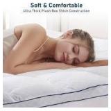 2X/BID Sz Q Microfiber Fitted Mattress Topper A10