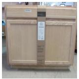 ProjectSource 36' Sink Base Cabinet Unfinished C28