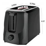 Mainstays 2-Slice Taoster Black A104