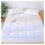 Sz T ACK MicroFiber Fitted Mattress Topper A104