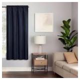 2 Curtain Panels Eclipse Indigo 37'x63' A43