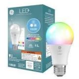 4ct LED+ 60w RGB A19 Med Base Bulb W/Remote A109