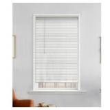 1' Mainstays White 27x64' Cordless Mini Blind B105