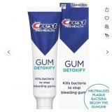Crest Toothpaste Detoxify Toothpaste AZ31