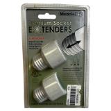 2pk Miracle LED Premium Socket Extenders AZ34