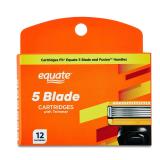 Equate Men's 5-Blade Cartridge Refills AZ31