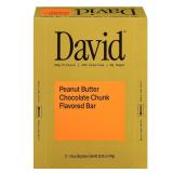 David Peanut Butter Chocolate Chunk Bar 4ct AZ31