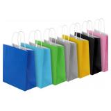 35 Pack Small Multicolor Kraft Paper Bags AZ6