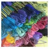 50 Skeins Embroidery Floss Asst Colors A111