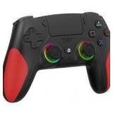 Black/Red Wireless PS5/Comp/Phone Controller A111