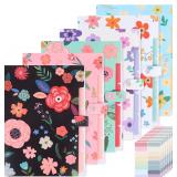 6pcs Expanding File Folders with 5 Pockets AZ6
