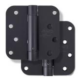 4pk 4 in. Steel Spring Door Hinge in MB AZ3