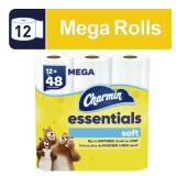 Charmin Soft Toilet Paper 12 Mega Rolls AZ23