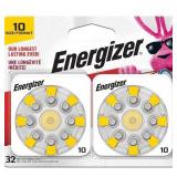 Energizer Hearing Aid Batteries Size 10 32pk AZ22