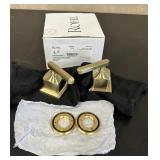 Rohl Apothecary Antique Gold Lever Handles AZ19