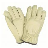 11pk MCR SAFETY Leather Gloves: M 8  11pk