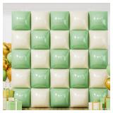 25PCS Matte Mint Green Beige Square Balloons AZ15