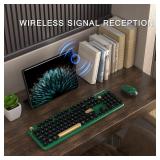 Colorful Wireless Computer Keyboard/Mouse AZ15