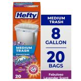Hefty Medium Trash Bags, Fabuloso Scent 20ct AZ9