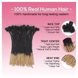 Loc Extensions Human Hair 12in 30 Strands AZ6