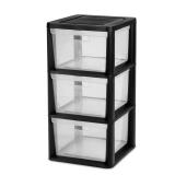 Sterilite 3 Drawer Tower, PlasticMedium A26
