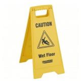 AS IS Caution Sign: Plastic A25