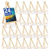 24 Pack 9 Inch Wood Easels For Art AZ7
