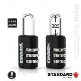 Brinks Zinc Diecast 20mm Combo Padlock AZ22