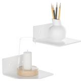 6 Inches Acrylic Small Wall Shelves 2 Pack AZ23