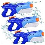3pk Blue/White/Orange Water Guns A98