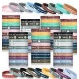 100pc Teacher Thank You Silicone Bracelet A98