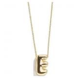 16' GoldTone FocalLook Chian W/E Initial A113