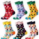 DRASEX Men's Colorful Dress Socks 6pk AZ14