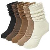 2XBID 5pr Sz 6-11Womens Zfist SlouchSocks Asst A91