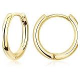 Beautiful Jewelry SM45-12mm Hoop Earrings A108