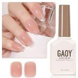 .54oz Gaoy Shear Nude Gel Nail Polish #1301 A89