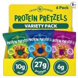 2X/BID Crisp Power Variety Pk Protein Pretzels AZ6